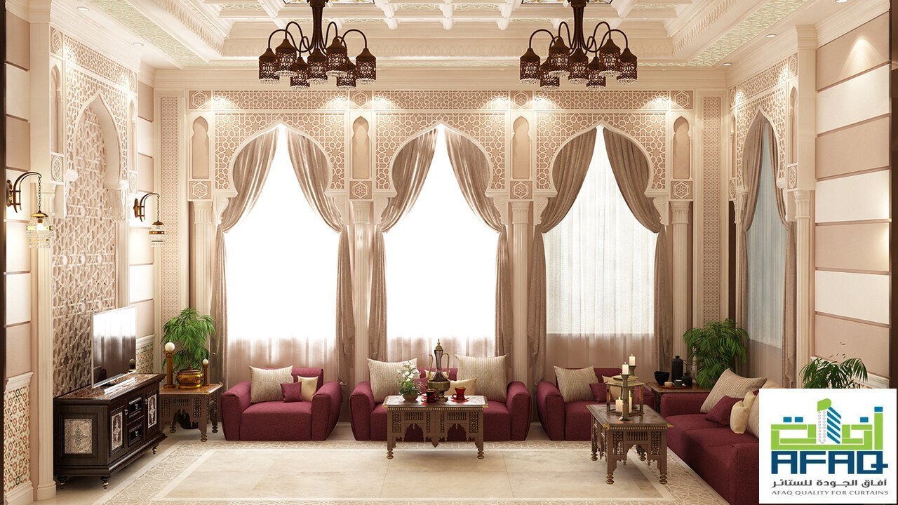 تفصيل ستائر مجالس